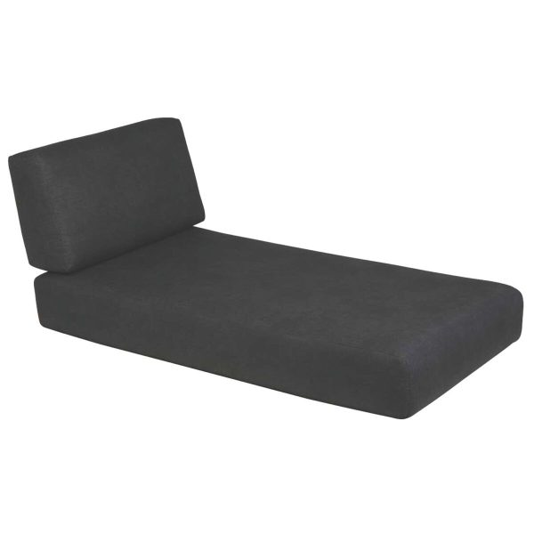 Conjunto Estofado Chaise Toscana Duna Preto Tramontina