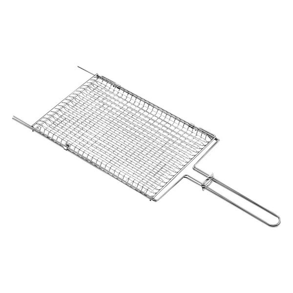 Grelha Tramontina Churrasco em Aço Inox 76 x 28,6 cm