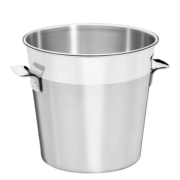 Balde de Gelo Tramontina Cosmos em Aço Inox Fosco com Borda em Brilho 14 cm 1,8 L