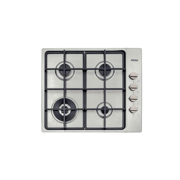 Cooktop a Gás Tramontina Square em Aço Inox com Trempes em Ferro Fundido e Acendimento Superautomático 4 Queimadores