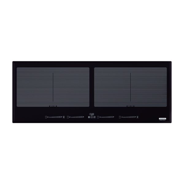 Cooktop por Indução Tramontina Design Collection Slim Slider Bridge 4EI 90 em Vidro Preto