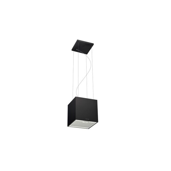 Coifa Tramontina Cube Isla 40 Silent TSmart 220 V em Aço Inox com Acabamento Black Steel